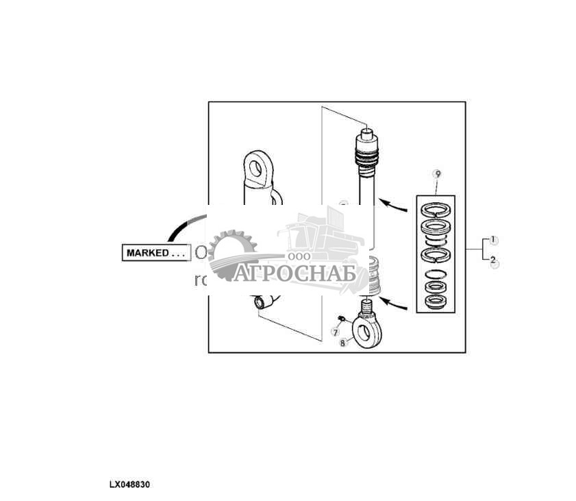 ЦИЛИНДРЫ, МОСТ MFWD С TLS 